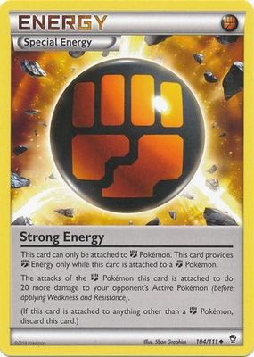Strong Energy - 104/111 - Uncommon XY: Furious Fists Singles