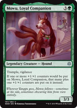 Mowu, Loyal Companion 167/264 - War of the Spark Singles (Español)