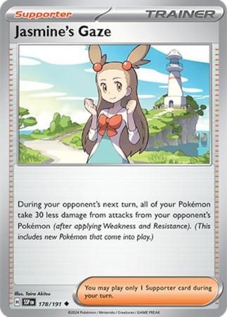 Jasmine&#39;s Gaze - 178/191 - Uncommon Scarlet &amp; Violet: Surging Sparks Singles