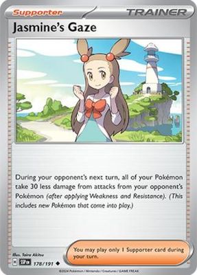 Jasmine&#39;s Gaze - 178/191 - Uncommon Scarlet &amp; Violet: Surging Sparks Singles