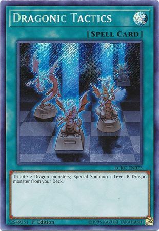 SH Dragonic Tactics - LCKC-EN073 - Secret Rare 1st Edition Legendary Collection Kaiba 1st Edition Singles
