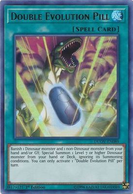 SH Double Evolution Pill - DUOV-EN089 - Ultra Rare 1st Edition Duel Overload 1st Edition Singles