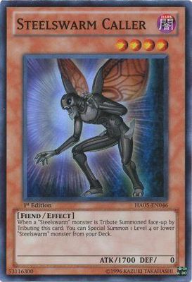 Steelswarm Caller - HA05-EN046 - Super Rare 1st Edition Hidden Arsenal 5 1st Edition Singles
