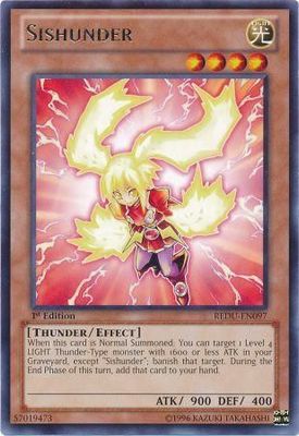 Sishunder - REDU-EN097 - Rare 1st Edition Return of the Duelist 1st Edition Singles