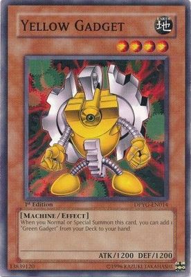 Yellow Gadget - DPYG-EN014 - Common 1st Edition Duelist Pack: Yugi 1st Edition Singles