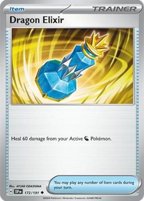 Dragon Elixir - 172/191 - Uncommon Scarlet &amp; Violet: Surging Sparks Singles (Español)