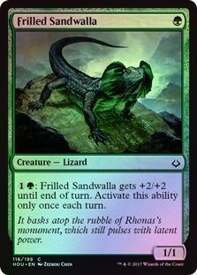 Frilled Sandwalla 116/199 - Foil Hour of Devastation Foil Singles