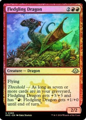 Fledgling Dragon 280 - Foil Modern Horizons 3 Foil Singles (Español)