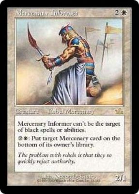 Mercenary Informer Prophecy Singles