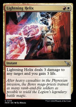 Lightning Helix 0218 - Murders at Karlov Manor Singles