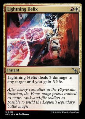 Lightning Helix 0218 - Murders at Karlov Manor Singles