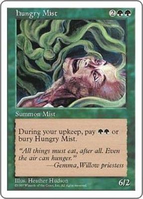 Hungry Mist MTG 5th Edition (Magic Cards) Singles