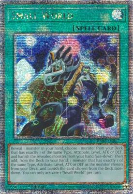 SH Small World - RA01-EN067 - Quarter Century Secret Rare 25th Anniversary Rarity Collection Singles