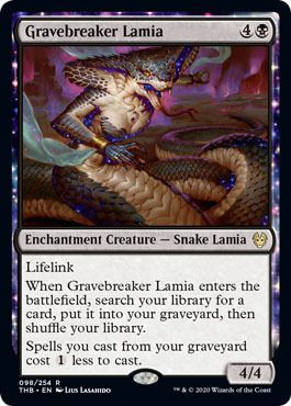 Gravebreaker Lamia 098/254 Theros: Beyond Death Singles (Español)
