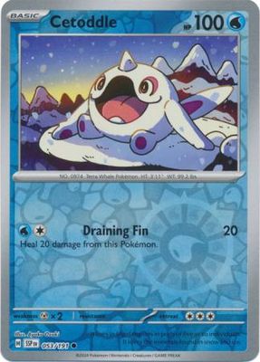 Cetoddle - 053/191 - Common Reverse Holo Scarlet &amp; Violet: Surging Sparks Reverse Singles (Español)
