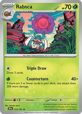 Rabsca - 014/191 - Holo Rare Scarlet &amp; Violet: Surging Sparks Singles (Español)