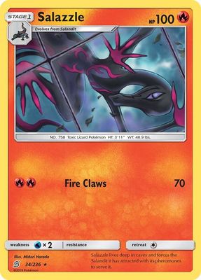 Salazzle (34) - SM - Unified Minds (SM11) SM - Unified Minds Foil