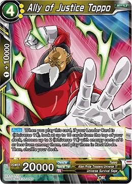 Ally of Justice Toppo - Tournament of Power (DBS-TB01) Tournament of Power Foil