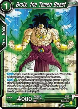Broly, the Tamed Beast - Battle Evolution Booster (EB-01) Battle Evolution Booster Foil