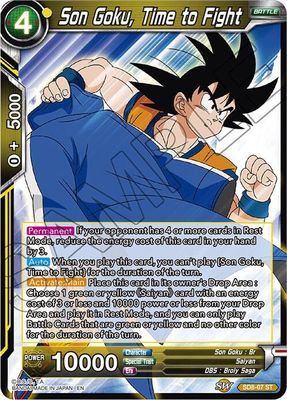 Son Goku, Time to Fight - Destroyer Kings (DBS-B06) Destroyer Kings Foil