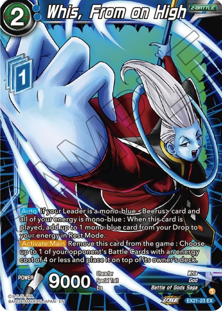 Whis, From on High - 5th Anniversary Set (DBS-BE21) 5th Anniversary Set Foil