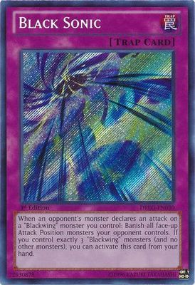 Black Sonic - DRLG-EN030 - Secret Rare 1st Edition Dragons of Legend 1st Edition Singles