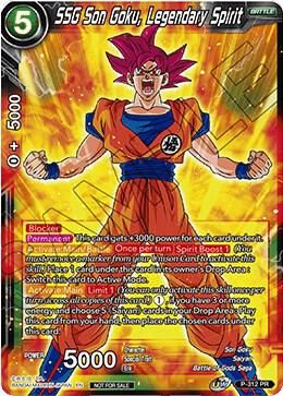 SSG Son Goku, Legendary Spirit - Promotion Cards (PR) Promotion Cards Foil