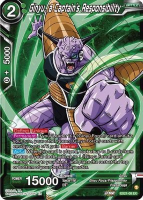 Ginyu, a Captain&#39;s Responsibility - 5th Anniversary Set (DBS-BE21) 5th Anniversary Set Foil