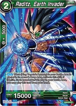 Raditz, Earth Invader - Assault of the Saiyans (DBS-B07) Assault of the Saiyans Foil