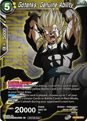 SH Gotenks, Genuine Ability - Promotion Cards (PR) Promotion Cards Foil