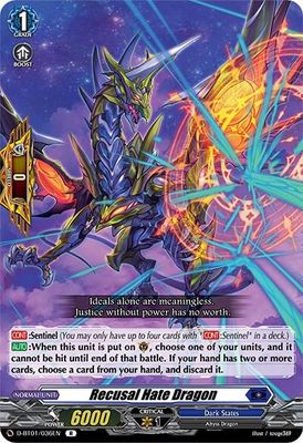 GA Recusal Hate Dragon - Genesis of the Five Greats (D-BT01) Genesis of the Five Greats