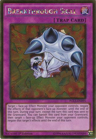 Breakthrough Skill - PGL3-EN095 - Gold Rare 1st Edition Premium Gold: Infinite Gold Singles