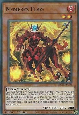 GA Nemeses Flag - ETCO-EN010 - Super Rare 1st Edition Eternity Code 1st Edition Singles