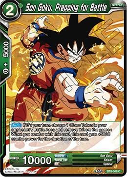 Son Goku, Prepping for Battle - Malicious Machinations (DBS-B08) Malicious Machinations