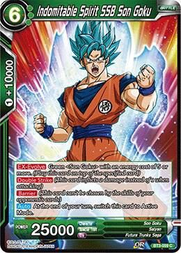 Indomitable Spirit SSB Son Goku - Cross Worlds (DBS-B03) Cross Worlds