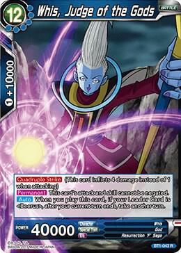 Whis, Judge of the Gods - Galactic Battle (DBS-B01) Galactic Battle