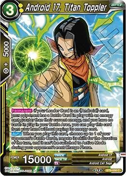 Android 17, Titan Toppler - Universal Onslaught (DBS-B09) Universal Onslaught