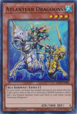 Atlantean Dragoons - RA03-EN006 - Ultra Rare 1st Edition Quarter Century Bonanza 1st Edition Singles