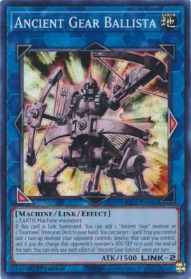 Ancient Gear Ballista - RA03-EN046 - Ultra Rare 1st Edition Quarter Century Bonanza 1st Edition Singles