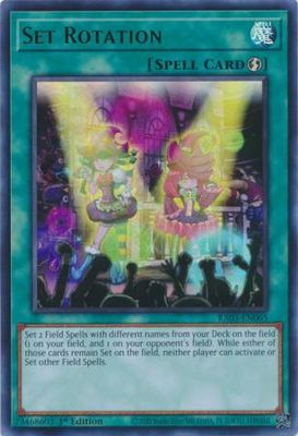 Set Rotation - RA03-EN065 - Ultra Rare 1st Edition Quarter Century Bonanza 1st Edition Singles