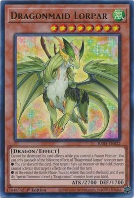 Dragonmaid Lorpar - RA03-EN022 - Ultra Rare 1st Edition Quarter Century Bonanza 1st Edition Singles