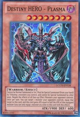 Destiny Hero - Plasma - LCGX-EN134 - Super Rare Unlimited Legendary Collection 2 Unlimited Singles