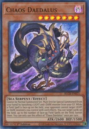 Chaos Daedalus - BLCR-EN071 - Ultra Rare 1st Edition Battles of Legend: Crystal Revenge 1st Edition Singles