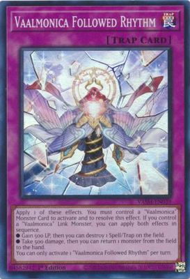 Vaalmonica Followed Rhythm - VASM-EN039 - Super Rare 1st Edition Valiant Smashers 1st Edition Singles