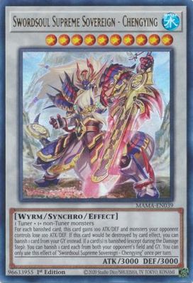 Swordsoul Supreme Sovereign - Chengying - MAMA-EN039 - Ultra Rare 1st Edition Magnificent Mavens 1st Edition Singles