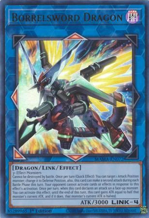 Borrelsword Dragon - MAMA-EN072 - Ultra Rare 1st Edition Magnificent Mavens 1st Edition Singles