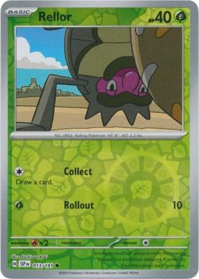 Rellor - 013/191 - Common Reverse Holo Scarlet &amp; Violet: Surging Sparks Reverse Singles