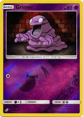 Grimer - 62/181 - Common Reverse Holo Sun &amp; Moon: Team Up Reverse Holo Singles(Español)