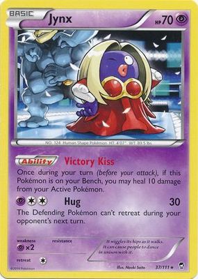 Jynx - 37/111 - Rare XY: Furious Fists Singles