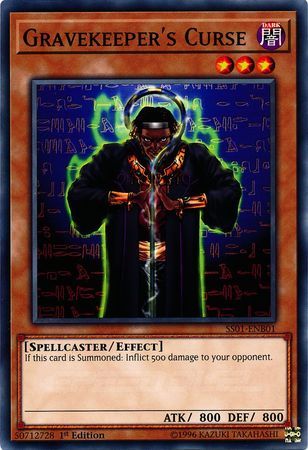 Gravekeeper&#39;s Curse - SS01-ENB01 - Common 1st Edition Speed Duel Starter Decks: Destiny Masters Singles